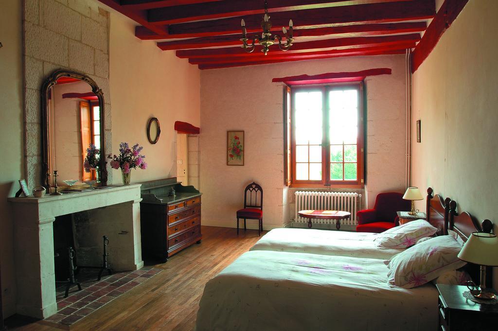Chateau De La Noblaye Bed & Breakfast Lemere Rom bilde